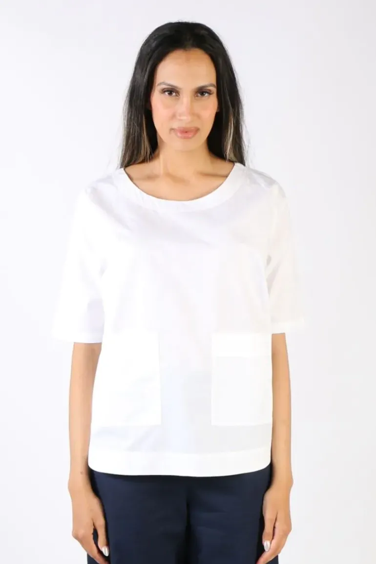 Bagruu Pati Top In White