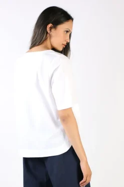 Bagruu Pati Top In White