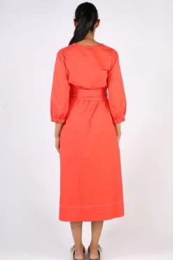 Bagruu Perri Dress In Poppy