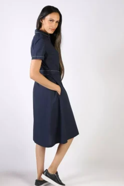 Bagruu Sara Dress In Navy