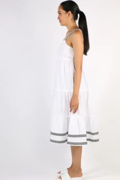 Bagruu Talika Dress In White