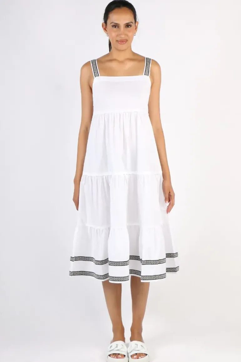 Bagruu Talika Dress In White