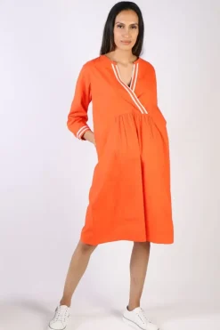 Bagruu Tikka Dress In Orange