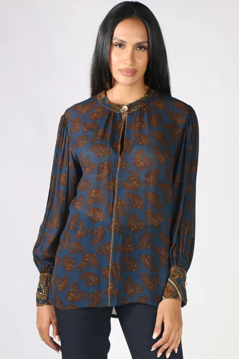 Baroque Top By Lania In Print
