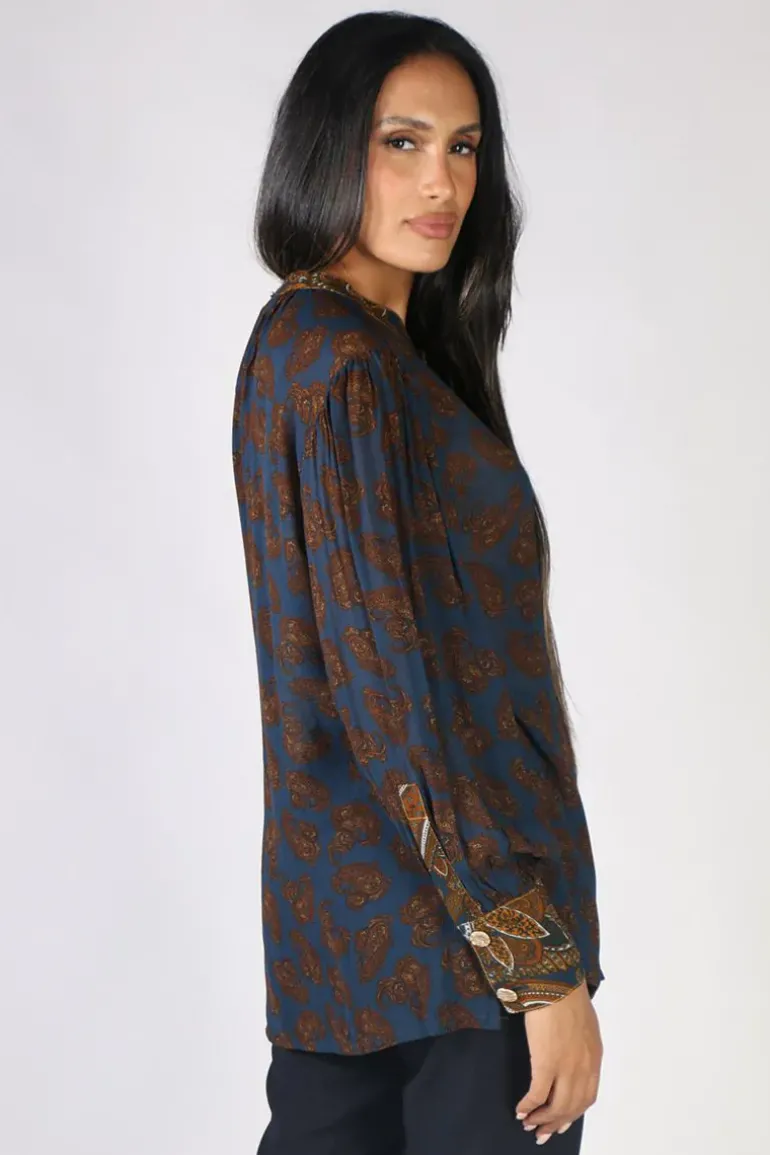 Baroque Top By Lania In Print