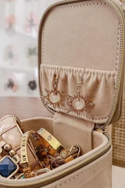Beau Jewel Box By Louenhide In Croc Putty