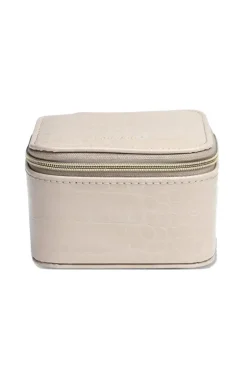 Beau Jewel Box By Louenhide In Croc Putty