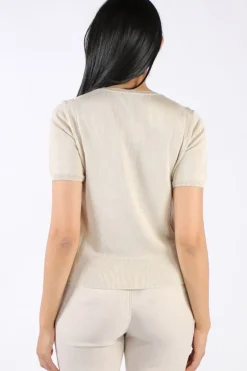 Bella Evening Jumper In Gold