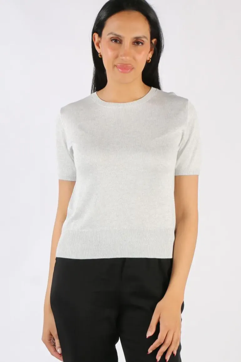 Bella Evening Jumper In Pearl