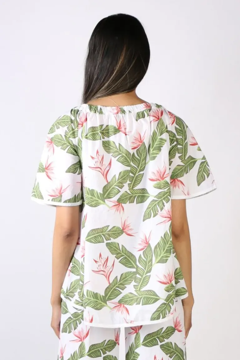 Blueberry Elastic Top In Palm