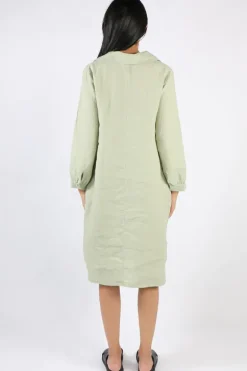 Blueberry Maria Pia Shirt Dress In Sage