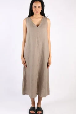 Blueberry Maxi Dress In Fango