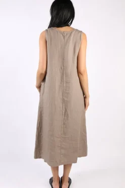 Blueberry Maxi Dress In Fango