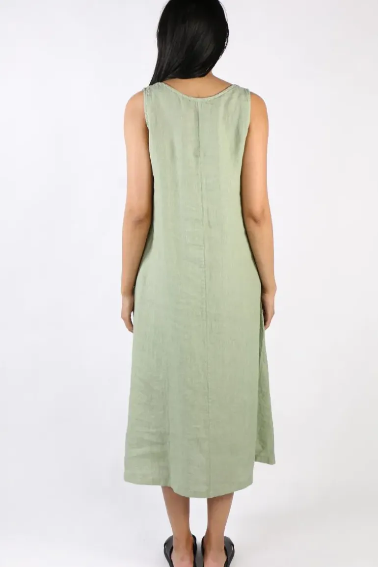 Blueberry Maxi Dress In Sage