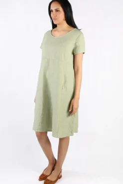Blueberry Swing Dress In Sage