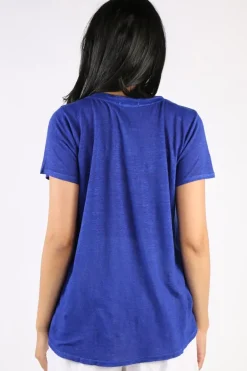 Blueberry Tee Top In Royal