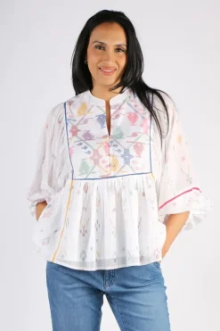 Boom Shankar Lila Top In White
