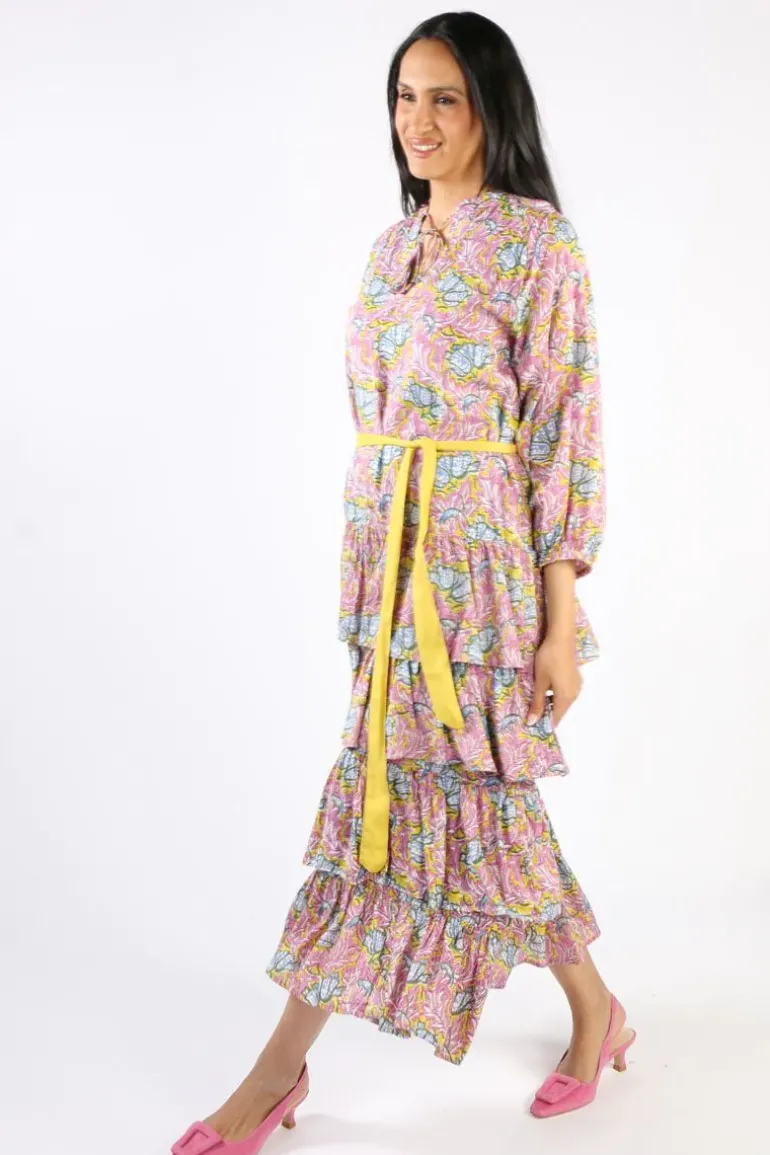 Boom Shankar Poppy Dress In Print