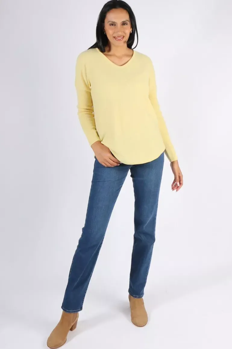 Bridge And Lord Queen Sophia Jumper In Yellow