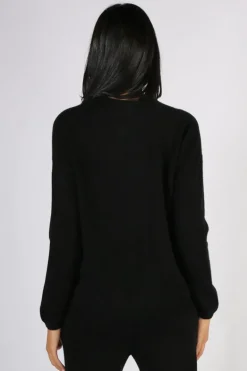 C & Co Boyfriend Jumper In Black