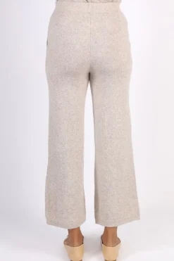 C & Co Classic Palazzo Pant In Oatmeal