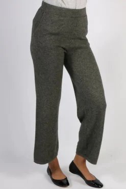 C & Co Classic Palazzo Pant In Moss