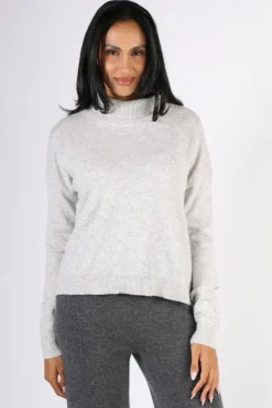 C & Co Classic Polo Jumper In Marle