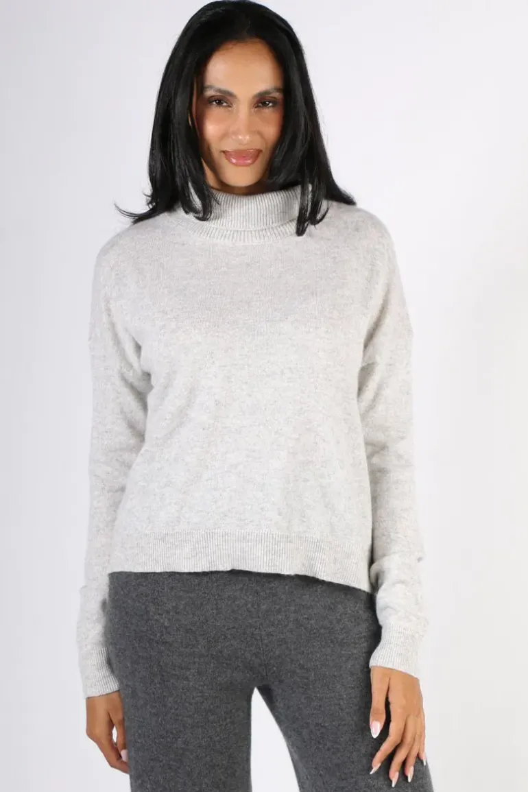 C & Co Classic Polo Jumper In Marle