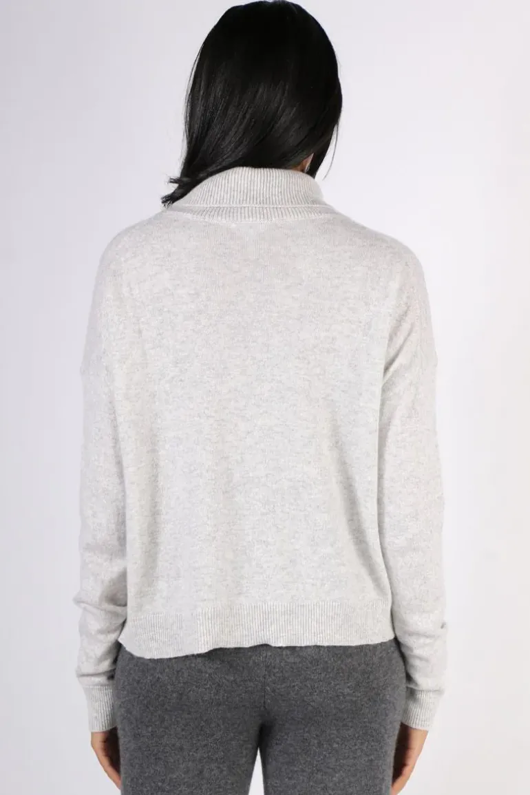 C & Co Classic Polo Jumper In Marle