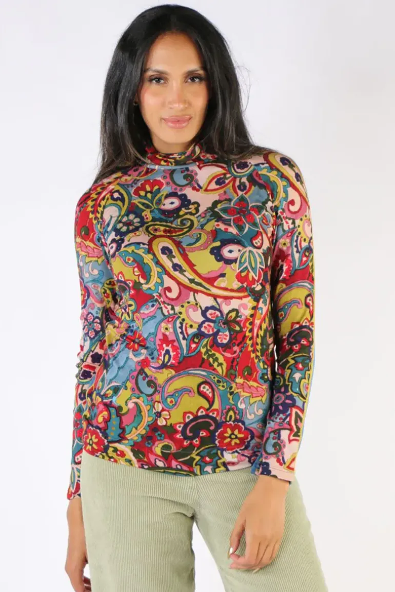 Cap Jaluca Jada Printed Top In Multi