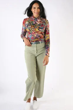 Cap Jaluca Jada Printed Top In Multi