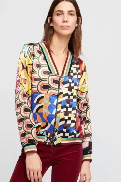 Cap Julluca Kylie Bomber Jacket In Print