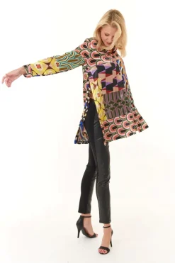 Cap Julluca Longline Laila Tunic In Print