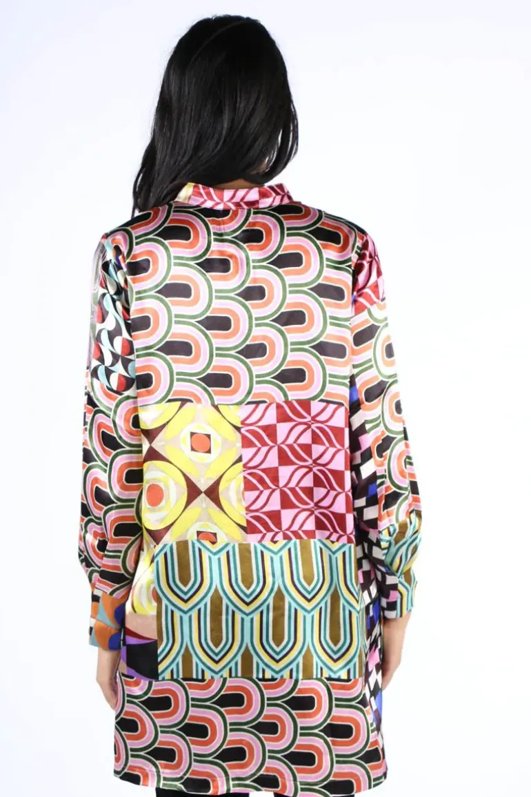 Cap Julluca Longline Laila Tunic In Print