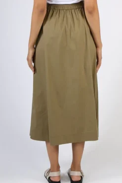 CC Heart Phoebe Skirt In Moss