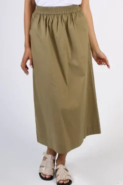 CC Heart Phoebe Skirt In Moss