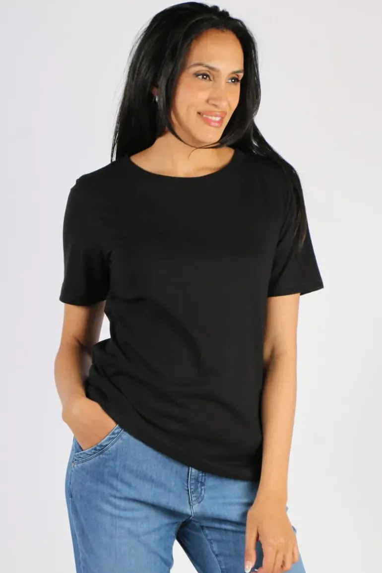 CC Heart Regular Tee In Black