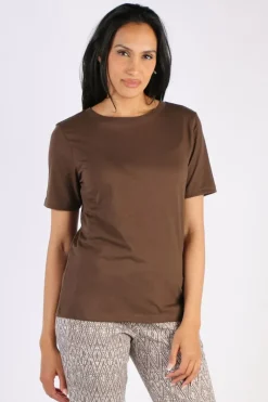 CC Heart Regular Tee In Coffee