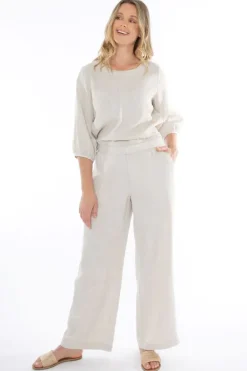 Center Seam Top In Natural By Jump