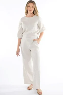 Center Seam Top In Natural By Jump