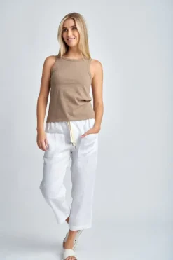 Cloth Paper Scissor Tank Top In Twig
