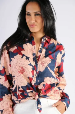 Cloth Paper Scissors Camelia Shirt In Print
