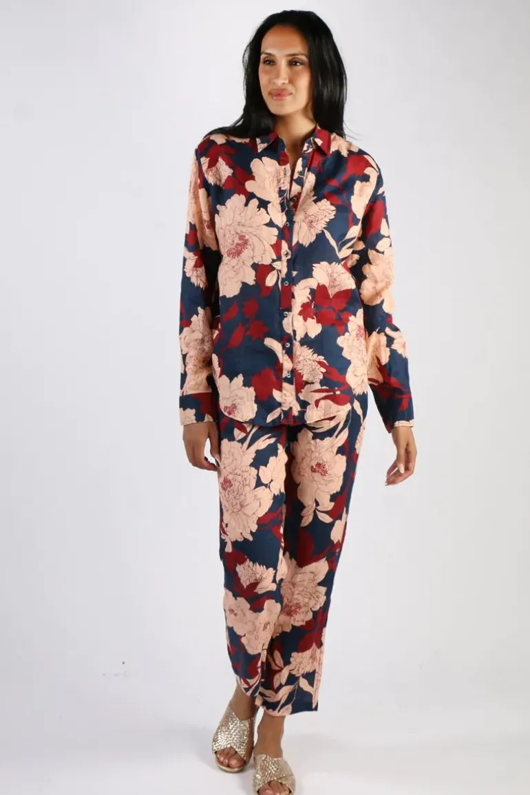 Cloth Paper Scissors Camelia Shirt In Print
