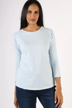 Cloth Paper Scissors Demi Tee In Blue