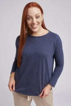 Cloth Paper Scissors Demi Tee In Navy