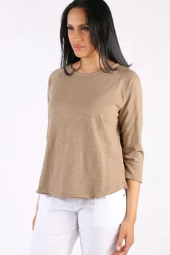 Cloth Paper Scissors Halle Tee In Twig