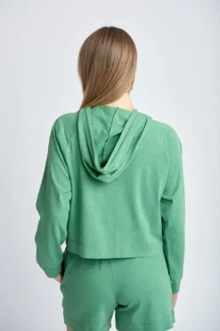 Cloth Paper Scissors Hoodie In Green