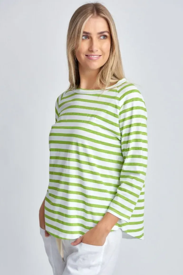 Cloth Paper Scissors Raglan Tee In Green