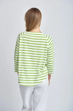 Cloth Paper Scissors Raglan Tee In Green