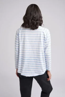 Cloth Paper Scissors Taylor Tee In Blue